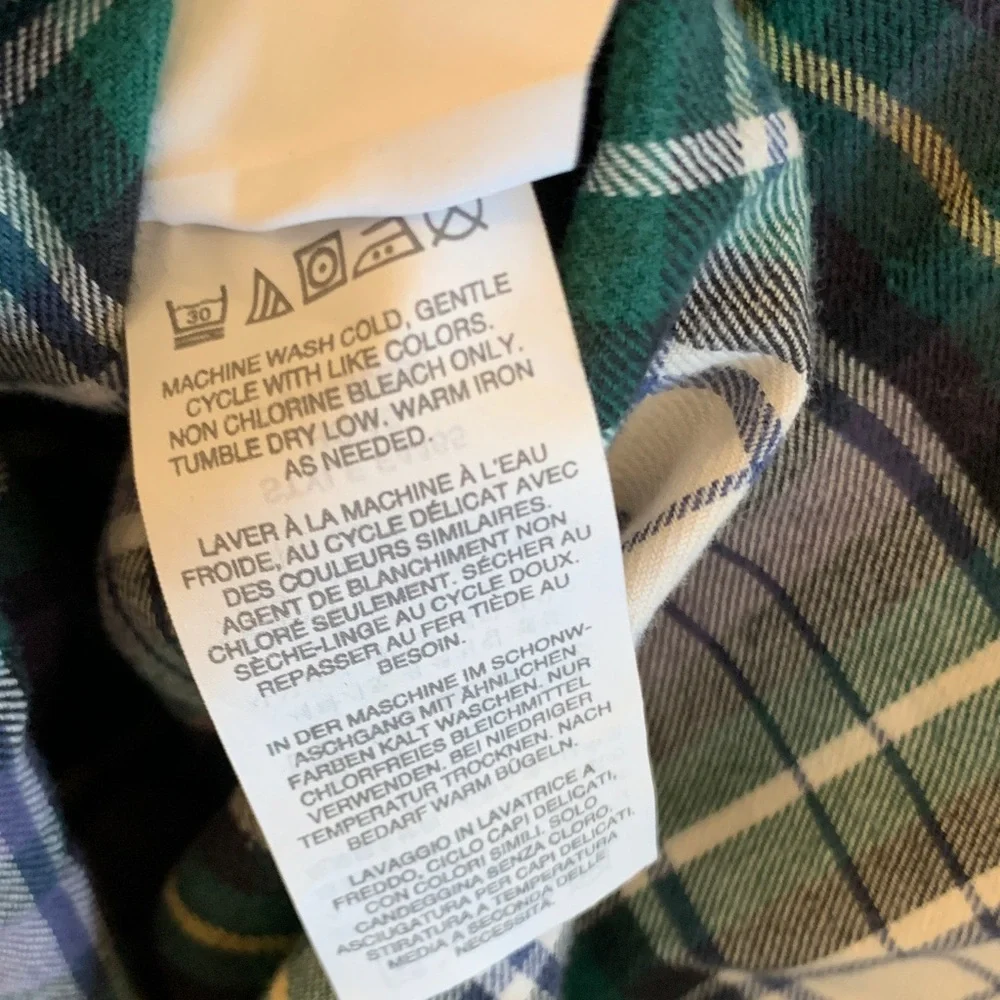 J. Crew Multicolor Plaid Button-Down Shirt - Preloved